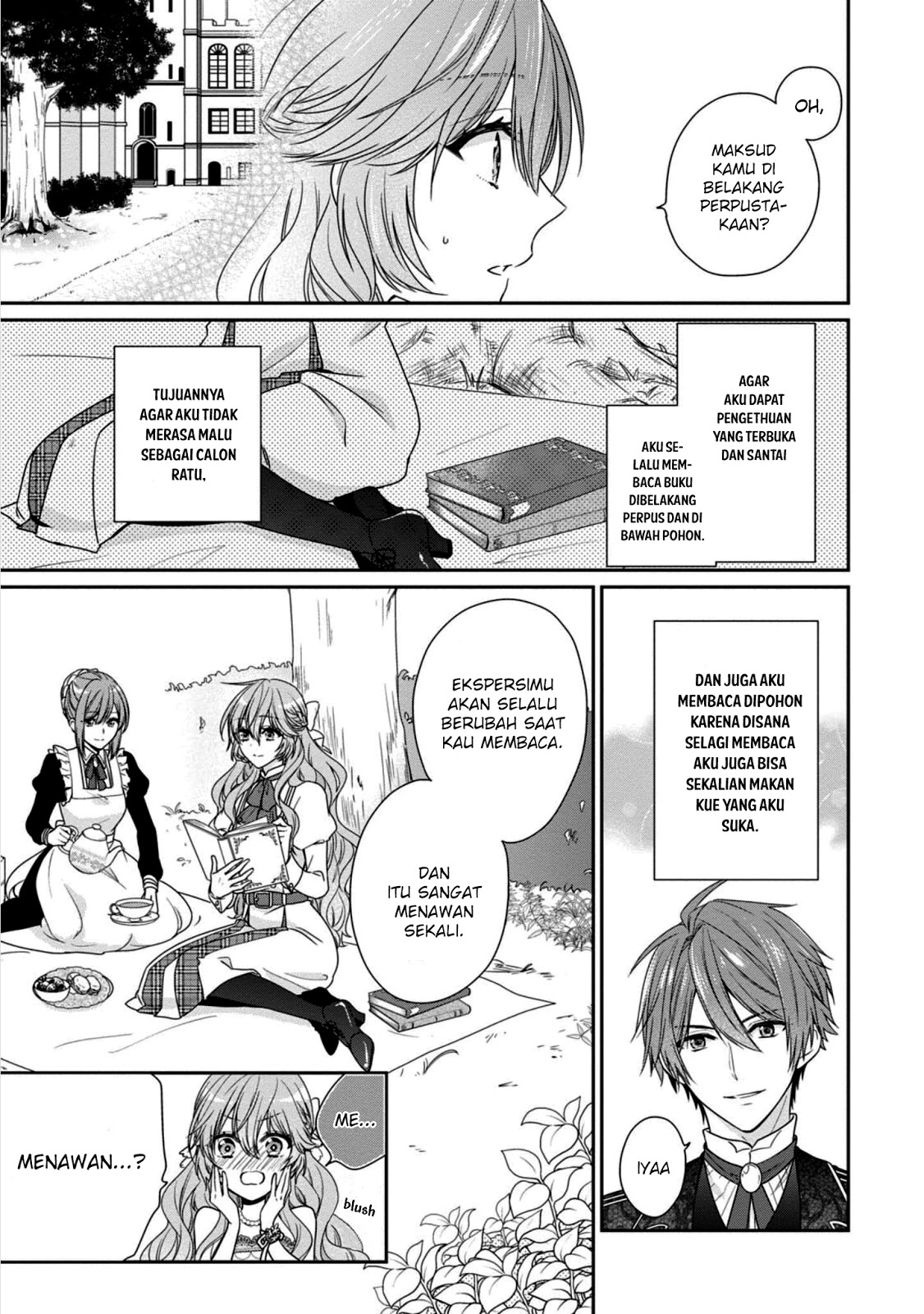 Akuyaku Reijou wa Ringoku no Outaishi ni Dekiai Sareru chapter 3