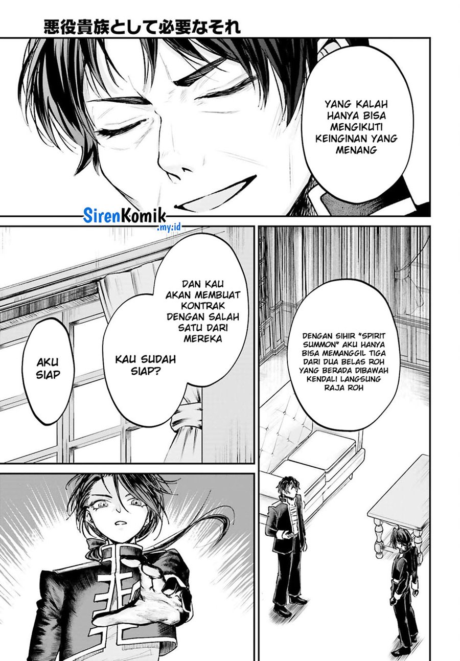 Akuyaku Kizoku to shite Hitsuyou na Sore Chapter 09 Bahasa Indonesia