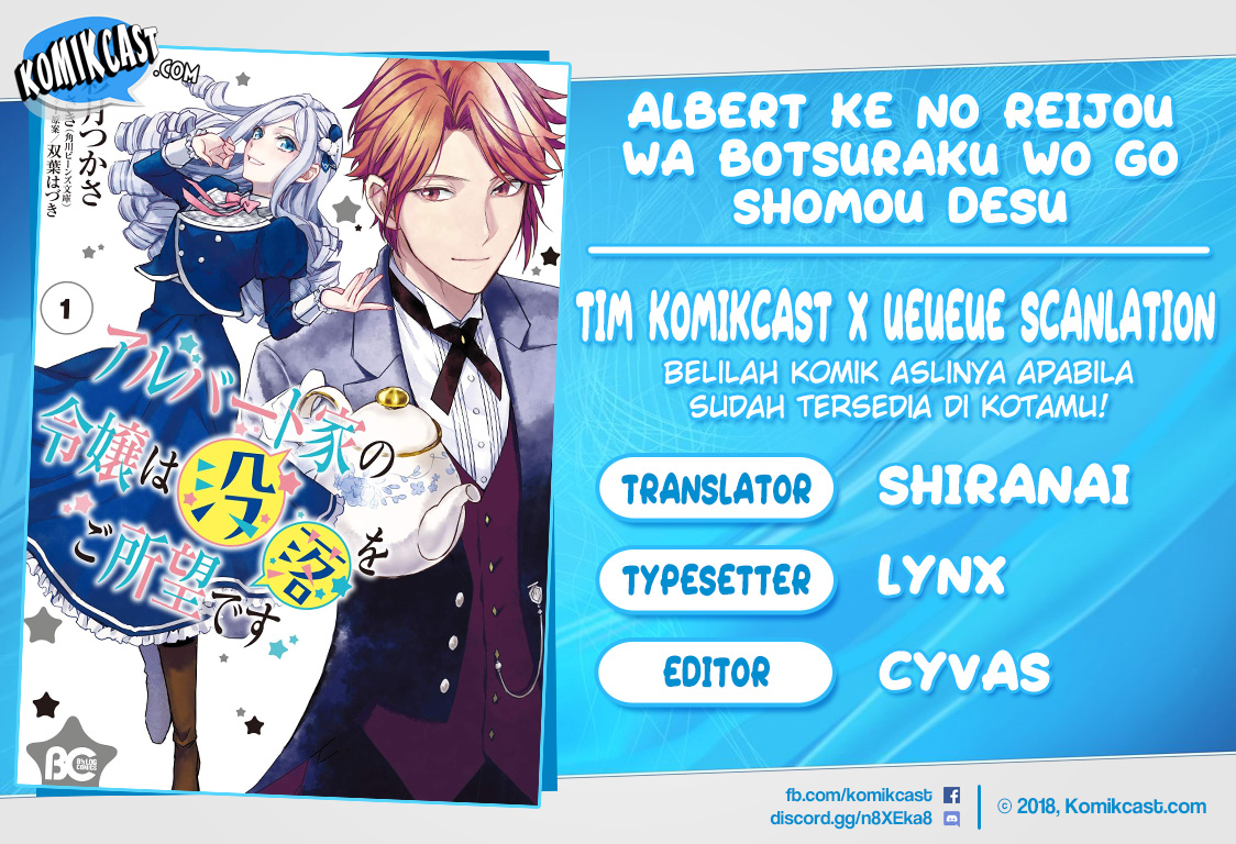 Albert Ke no Reijou wa Botsuraku wo go Shomou desu Chapter 02 Bahasa Indonesia