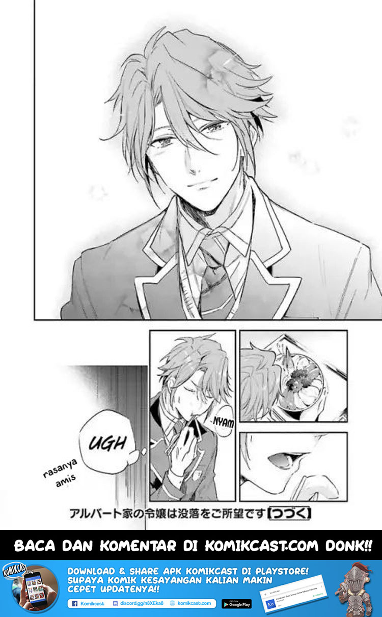 Albert Ke no Reijou wa Botsuraku wo go Shomou desu Chapter 02 Bahasa Indonesia