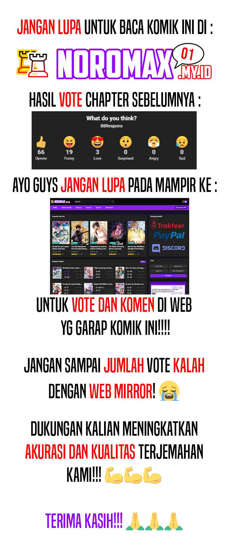 All Hail the Sect Leader Chapter 445 Bahasa Indonesia