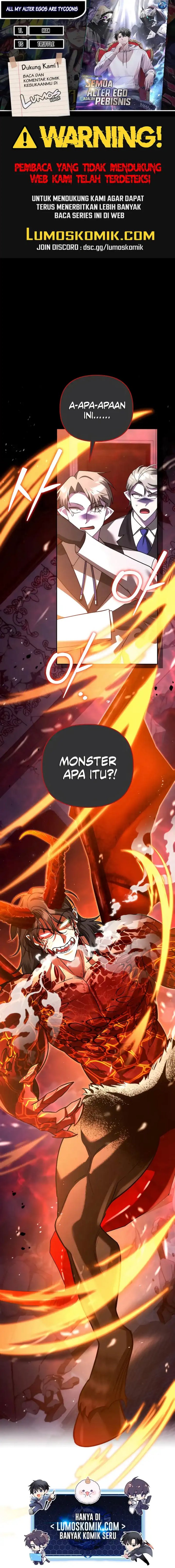 All My Alter Egos Are Tycoons Chapter 66 Bahasa Indonesia