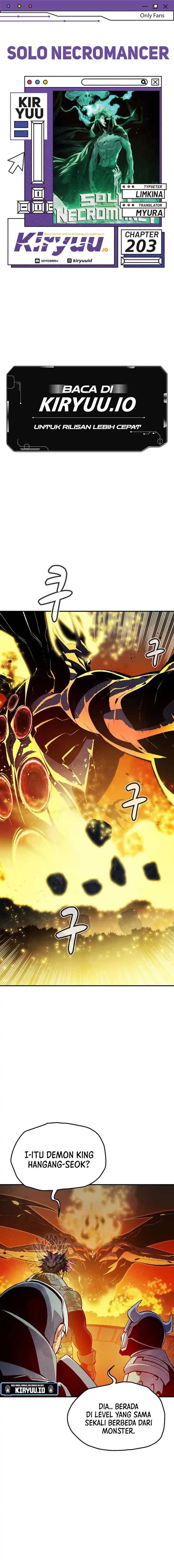 Alone Necromancer Chapter 203 Bahasa Indonesia