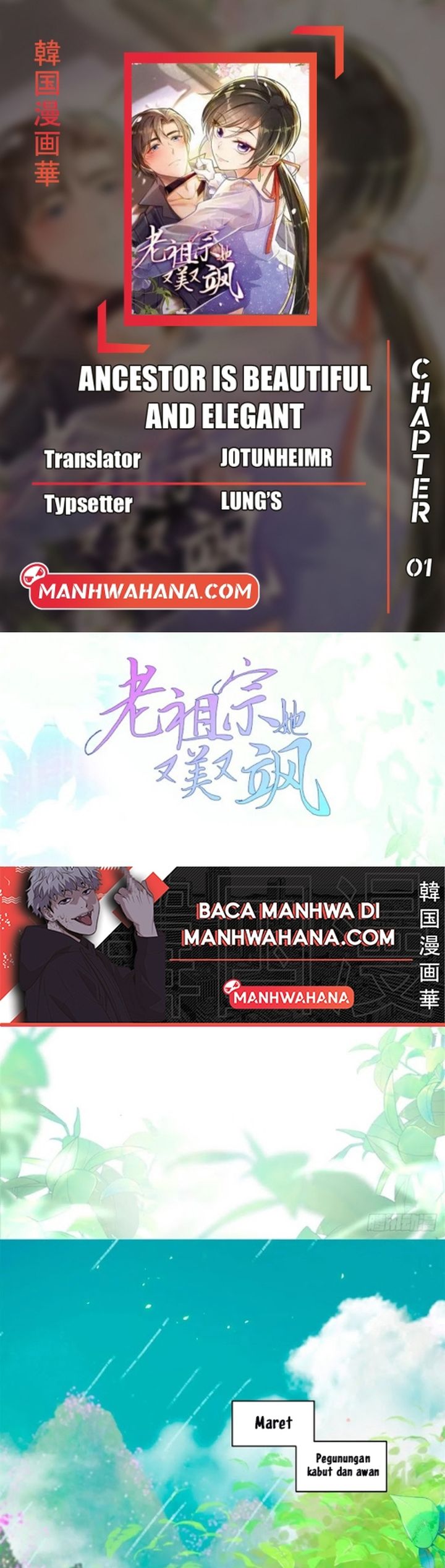 Ancestor is Beautiful and Elegant Chapter 01 Bahasa Indonesia