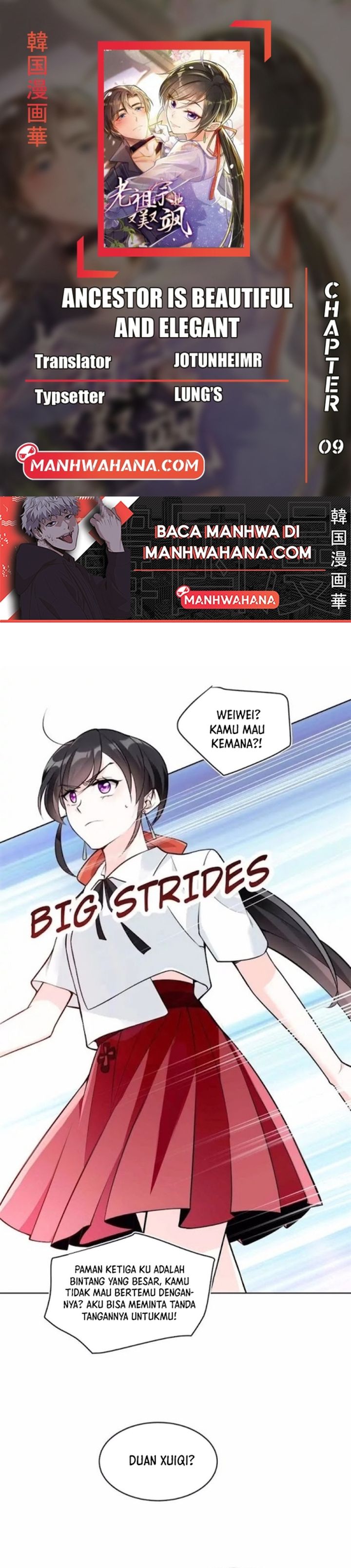 Ancestor is Beautiful and Elegant chapter 9