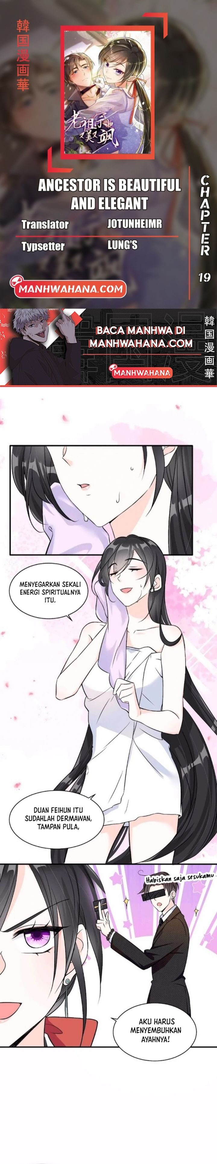 Ancestor is Beautiful and Elegant Chapter 19 Bahasa Indonesia