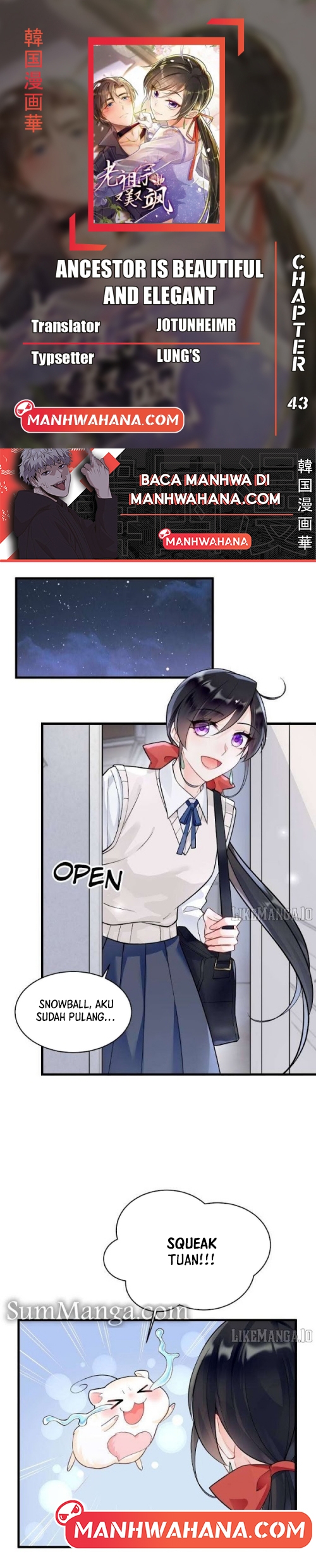 Ancestor is Beautiful and Elegant Chapter 43 Bahasa Indonesia