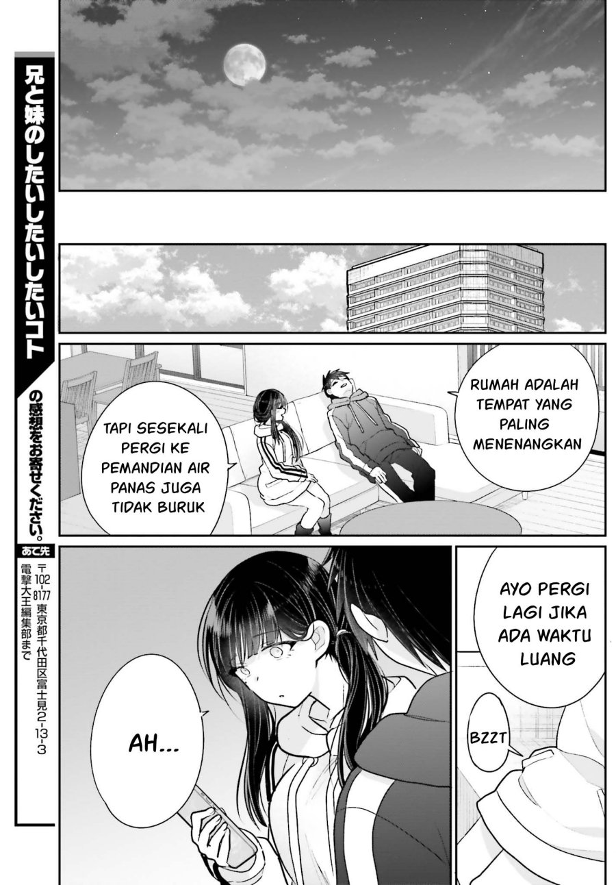 Ani to Imouto no Shitai Shitai Shitai Koto Chapter 16 Bahasa Indonesia