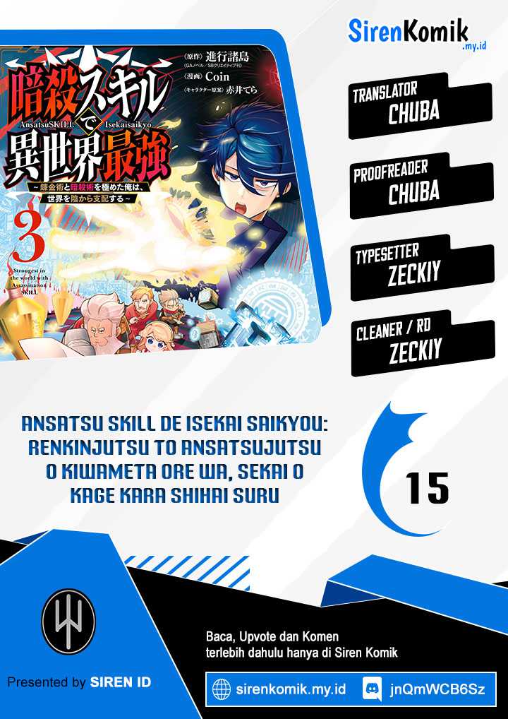 Ansatsu Skill de Isekai Saikyou Chapter 15 Bahasa Indonesia