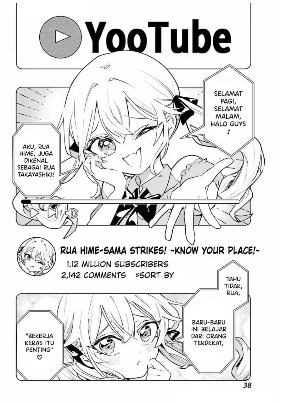 Anta to Osananajimitte dake demo Iyananoni! ~Zekkou kara Hajimaru S-kyuu Bishoujo to no Gakuen Nariagari Seikatsu~ Chapter 06 Bahasa Indonesia