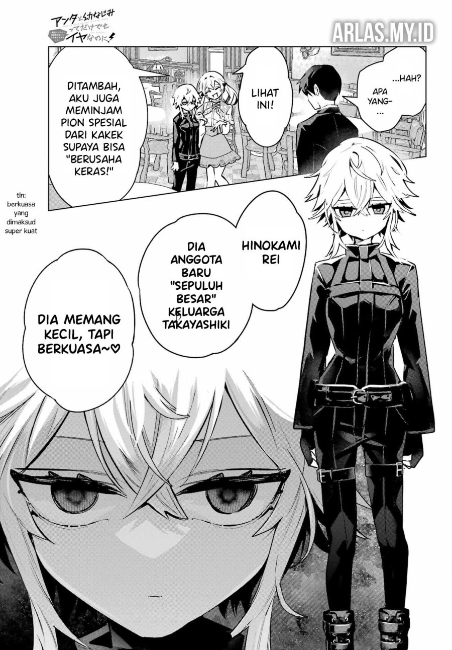 Anta to Osananajimitte dake demo Iyananoni! ~Zekkou kara Hajimaru S-kyuu Bishoujo to no Gakuen Nariagari Seikatsu~ Chapter 08 Bahasa Indonesia
