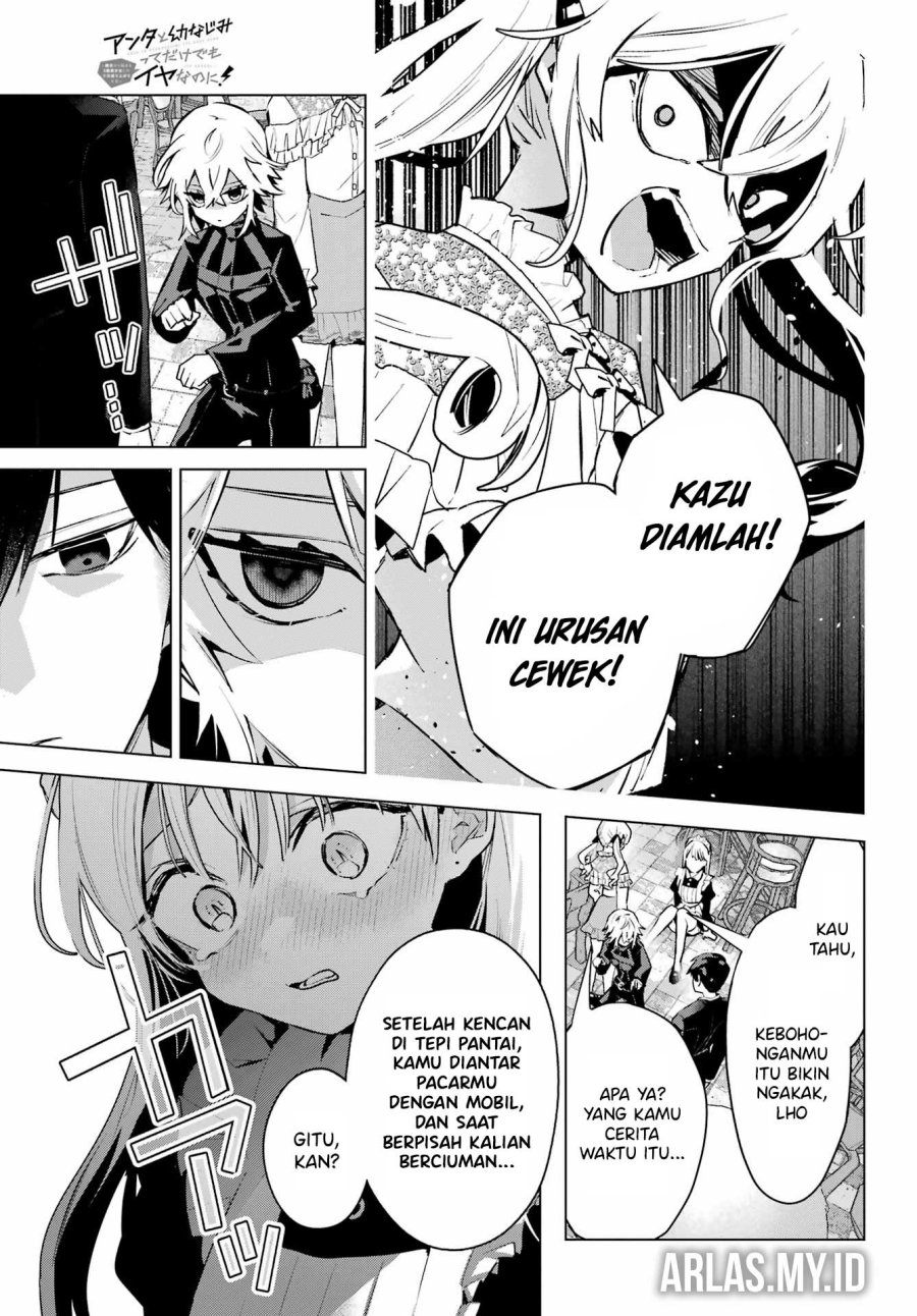 Anta to Osananajimitte dake demo Iyananoni! ~Zekkou kara Hajimaru S-kyuu Bishoujo to no Gakuen Nariagari Seikatsu~ Chapter 08 Bahasa Indonesia