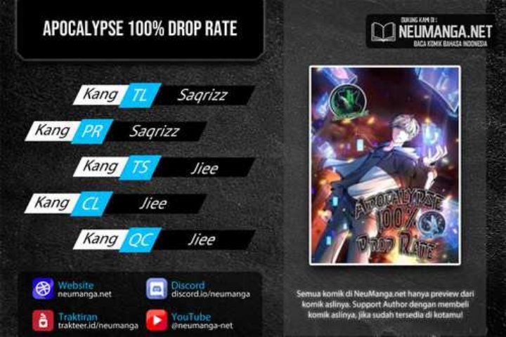 Apocalypse 100% Drop Rate Chapter 26 Bahasa Indonesia