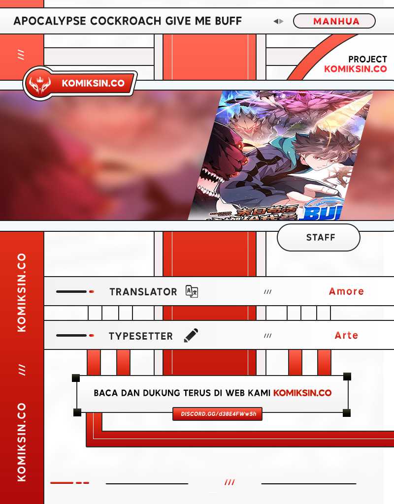 Apocalypse: Cockroaches Gives Me Buff Chapter 21 Bahasa Indonesia