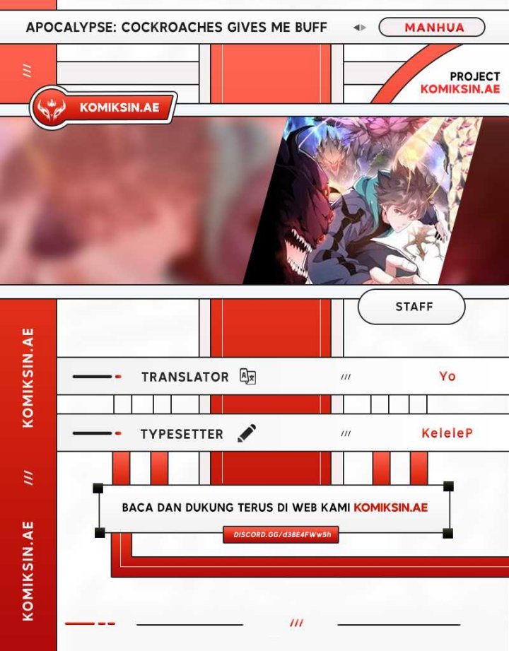 Apocalypse: Cockroaches Gives Me Buff chapter 41