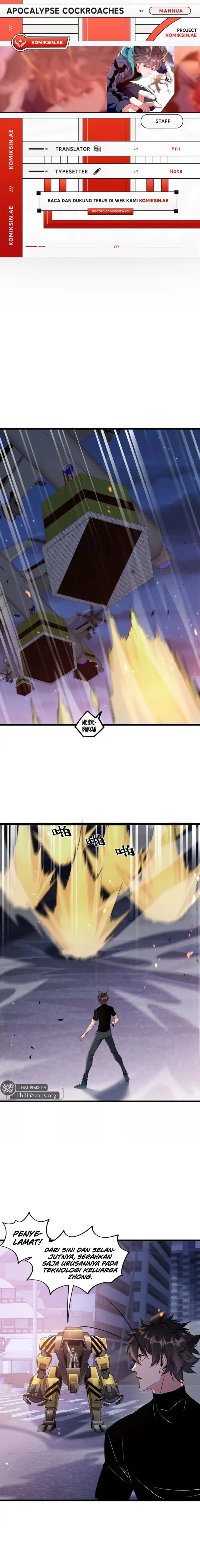 Apocalypse: Cockroaches Gives Me Buff Chapter 44 Bahasa Indonesia