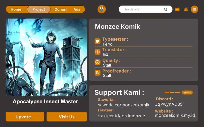 Apocalypse Insect Master Chapter 08 Bahasa Indonesia