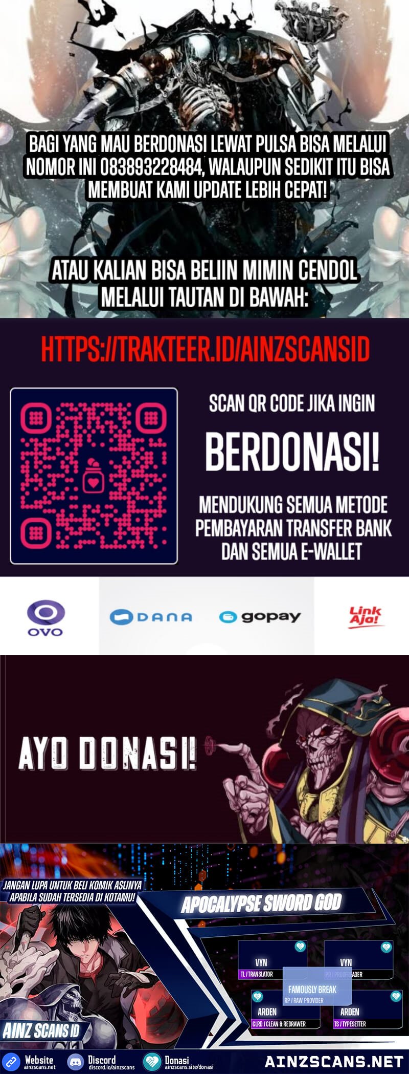 Apocalypse Sword God Chapter 60 Bahasa Indonesia