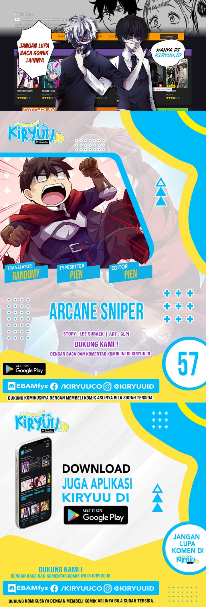 Arcane Sniper Chapter 57 Bahasa Indonesia