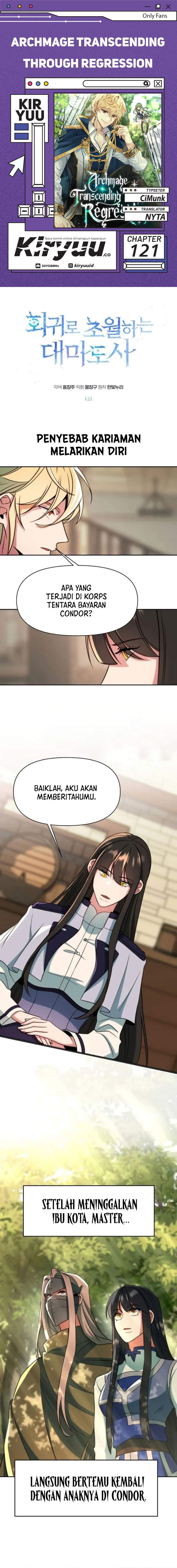 Archmage Transcending Through Regression Chapter 121 Bahasa Indonesia