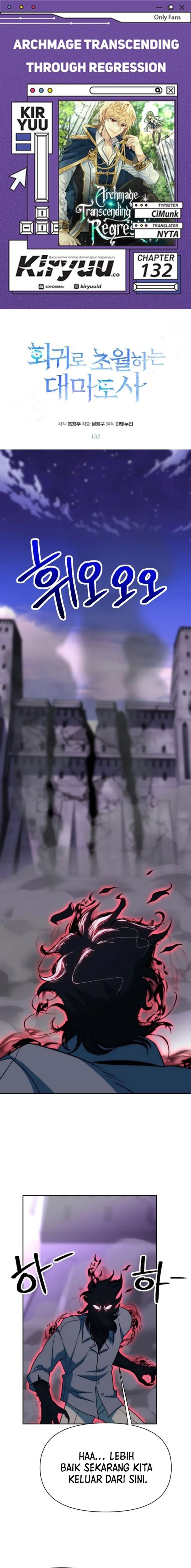 Archmage Transcending Through Regression Chapter 132 Bahasa Indonesia