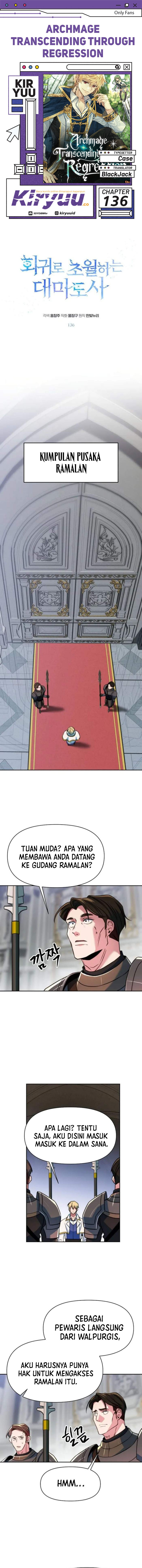 Archmage Transcending Through Regression chapter 136