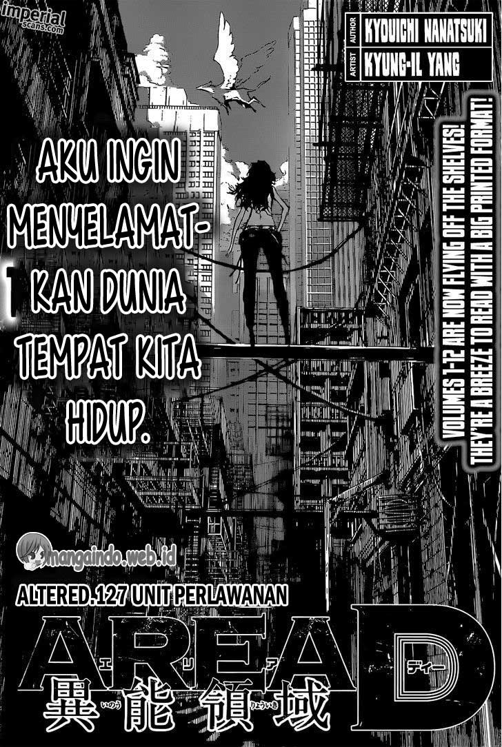 Area D: Inou Ryouiki Chapter 127 Bahasa Indonesia