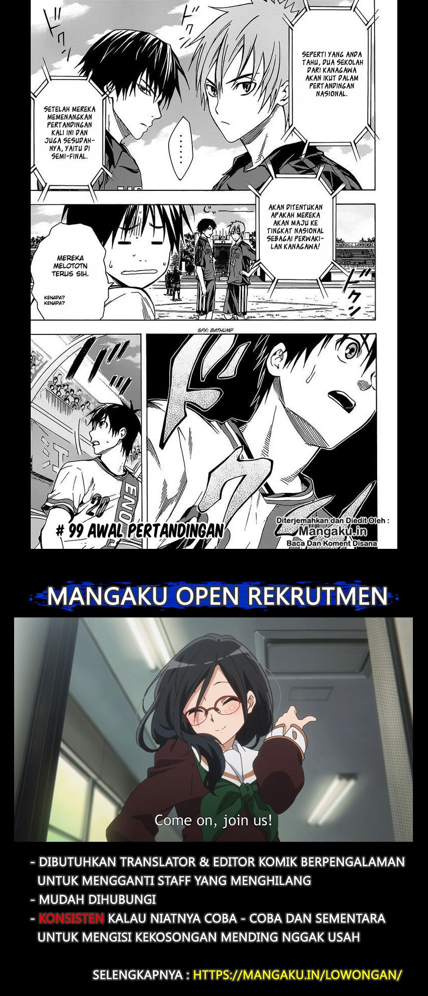 Area no Kishi Chapter 99 Bahasa Indonesia