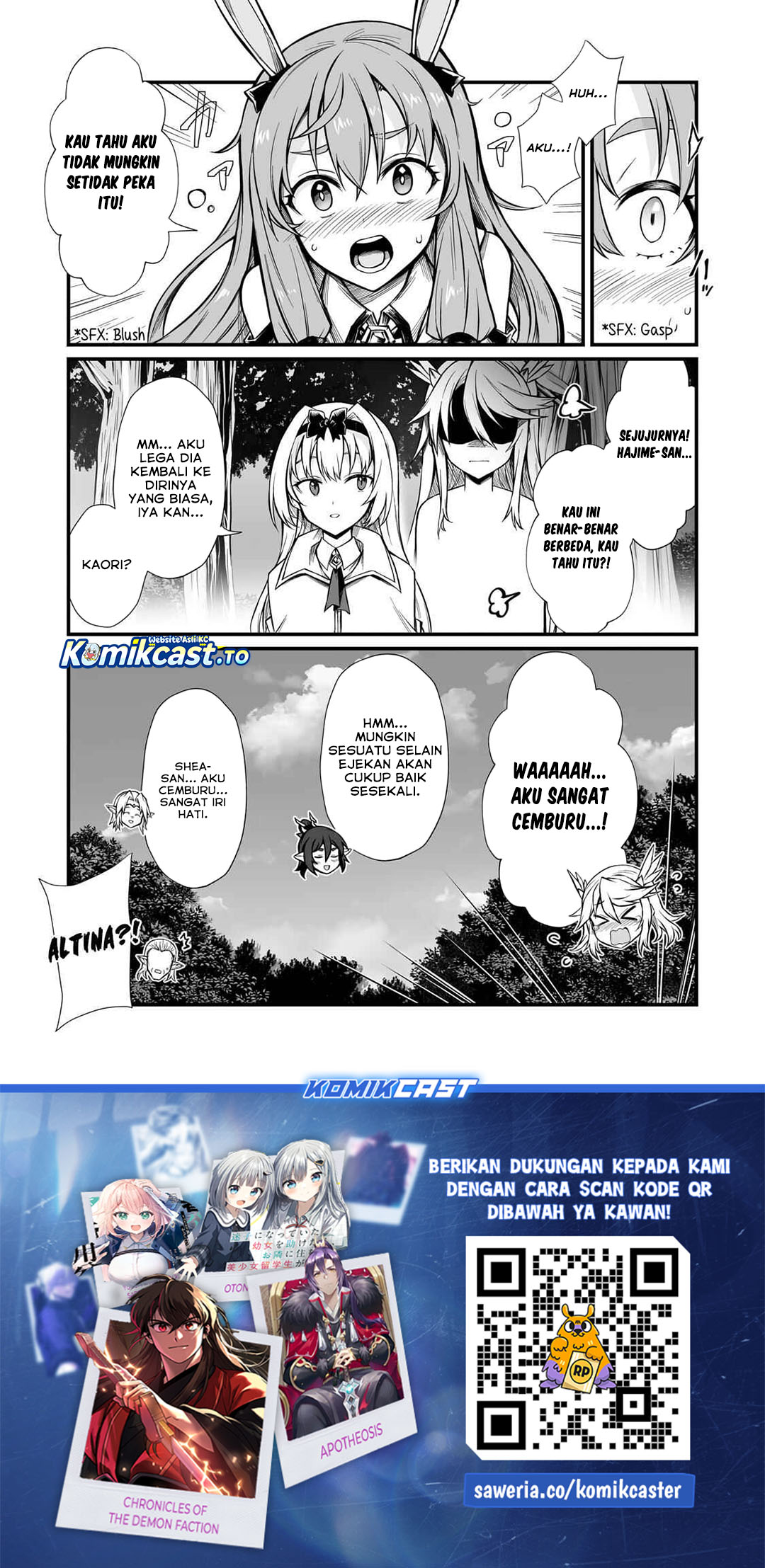 Arifureta Shokugyou de Sekai Saikyou Chapter 89 Bahasa Indonesia