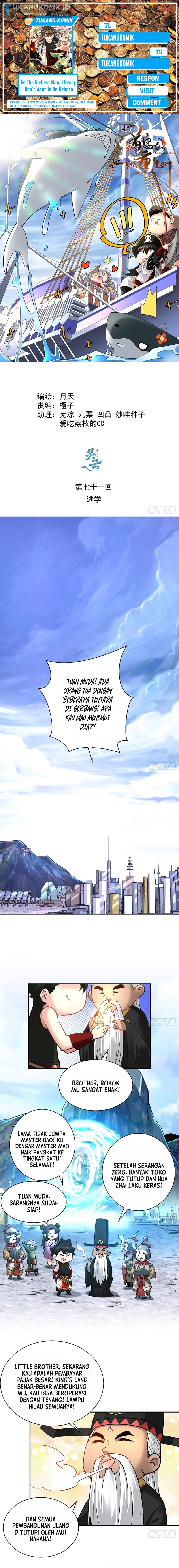 As The Richest Man, I Really Don’t Want To Be Reborn chapter 71