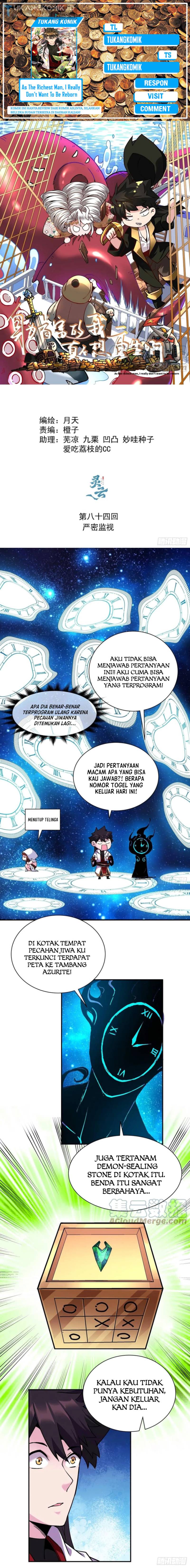 As The Richest Man, I Really Don’t Want To Be Reborn chapter 84