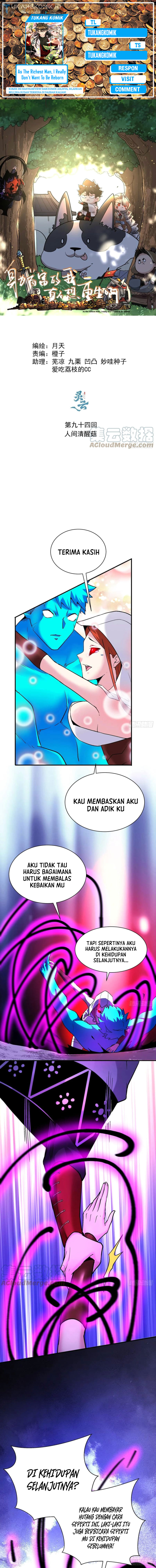 As The Richest Man, I Really Don’t Want To Be Reborn chapter 94