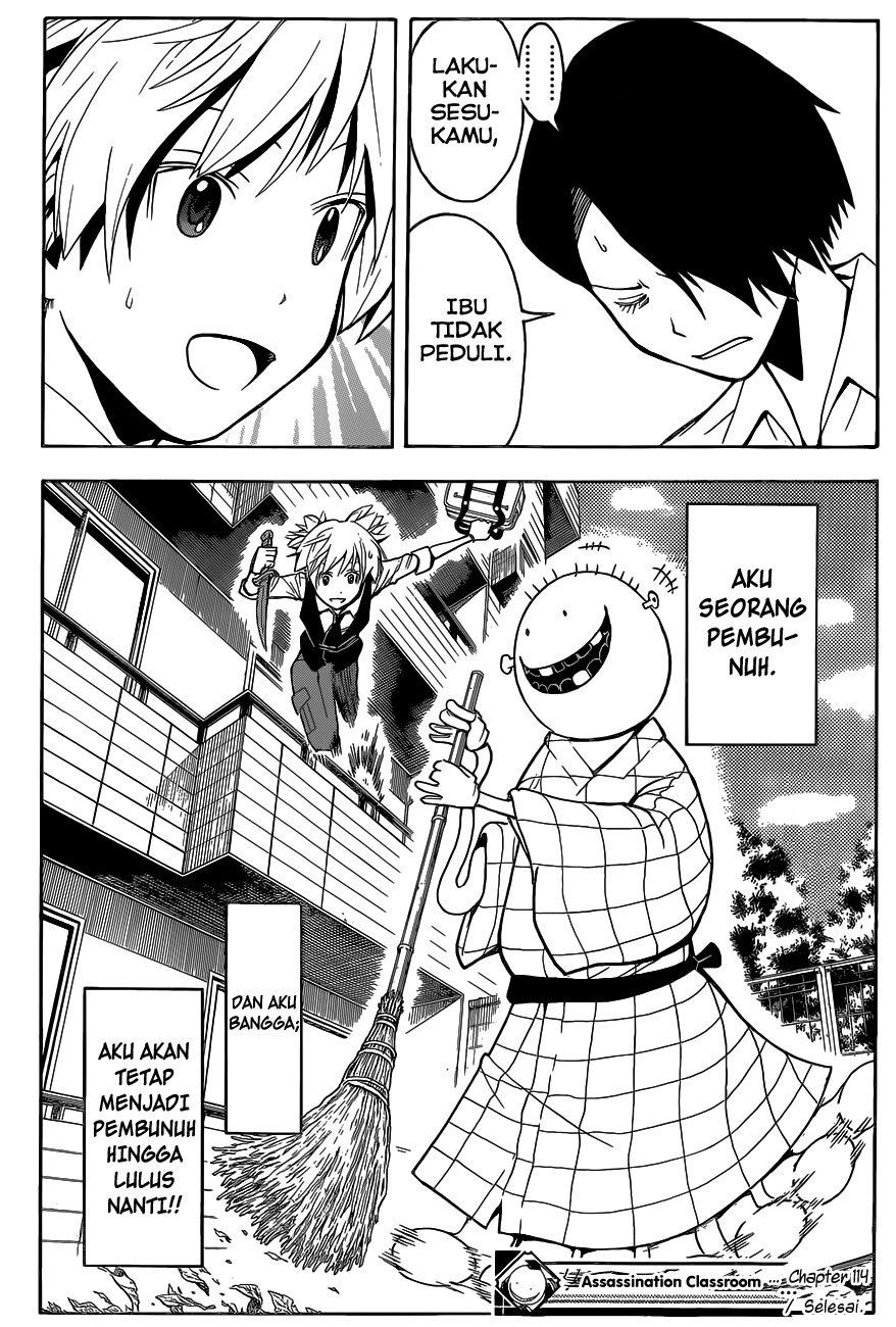 Assassination Classroom chapter 114