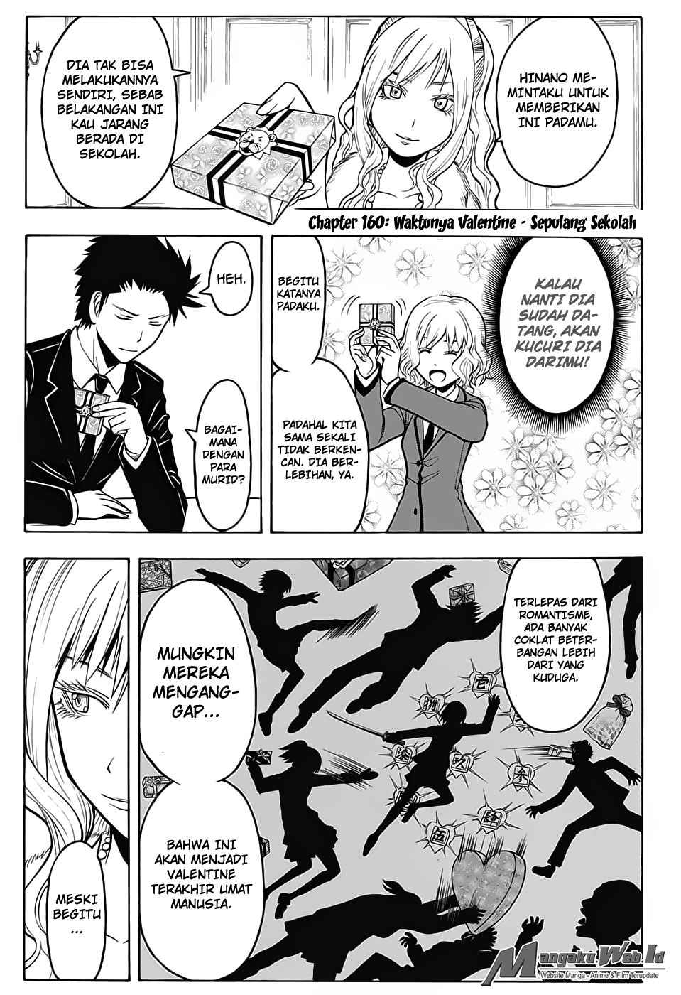 Assassination Classroom chapter 160