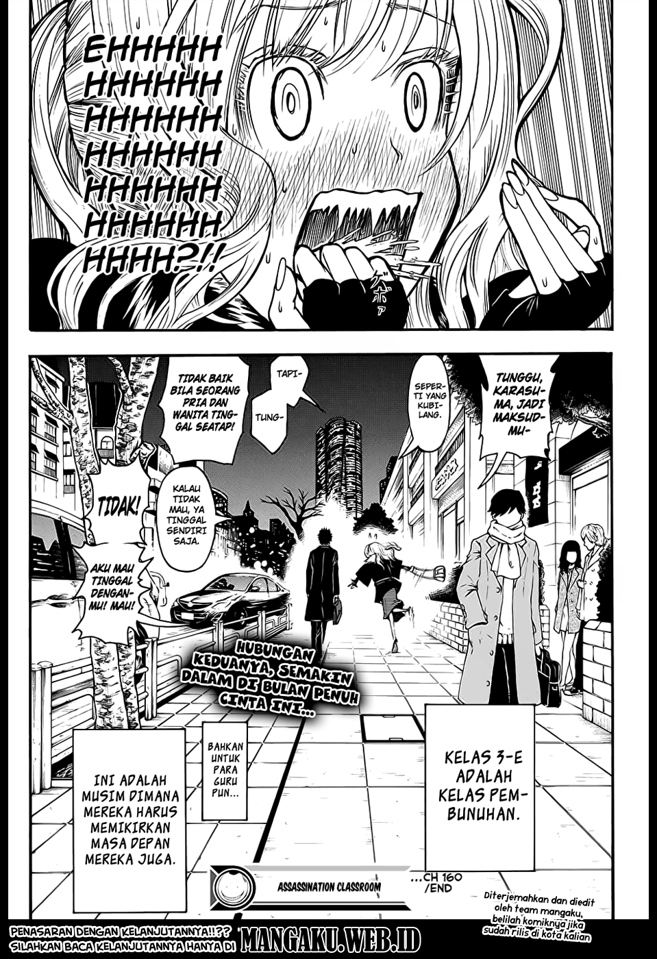 Assassination Classroom chapter 160