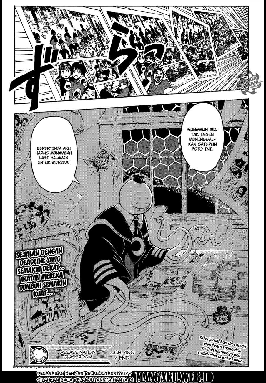 Assassination Classroom chapter 166