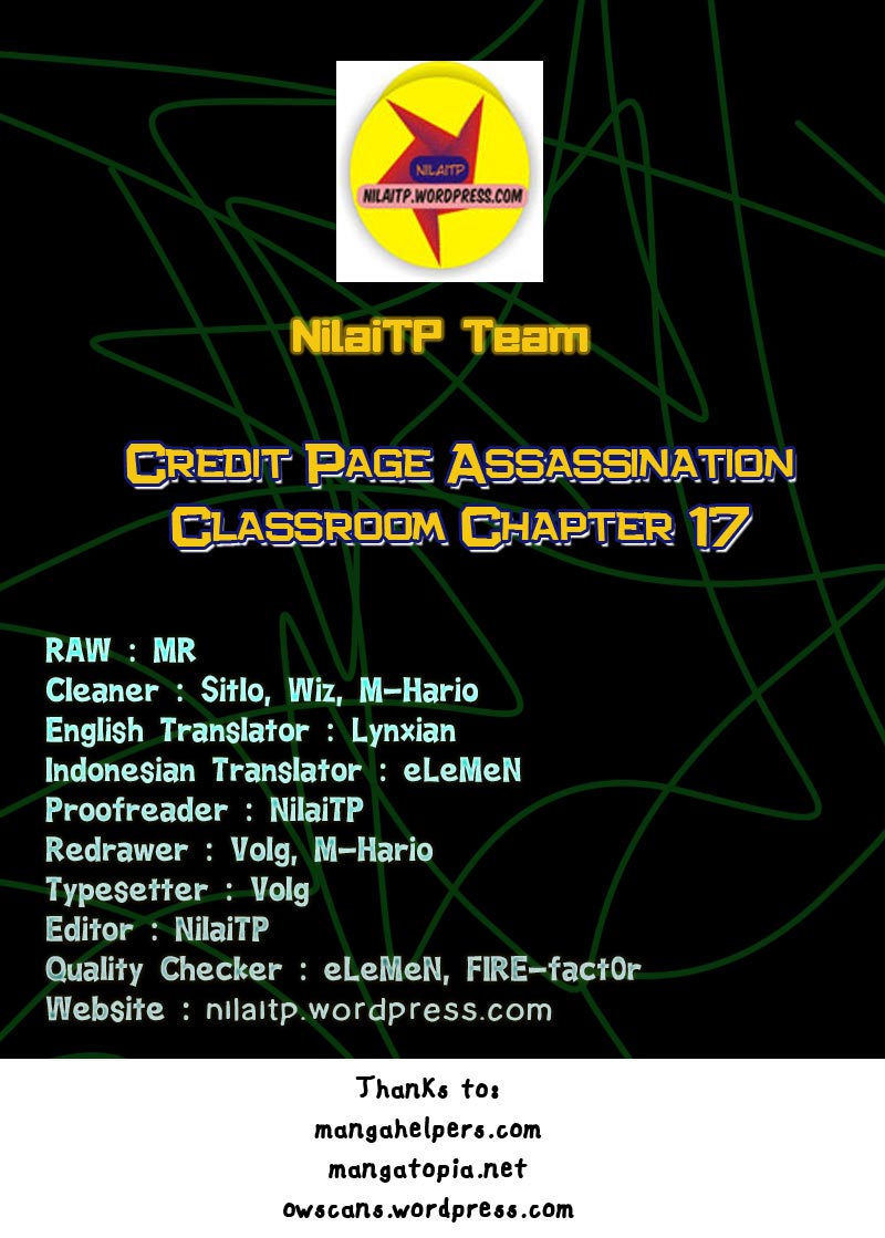 Assassination Classroom Chapter 17