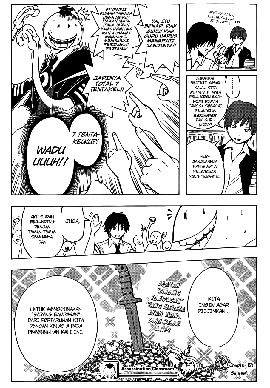 Assassination Classroom Chapter 54