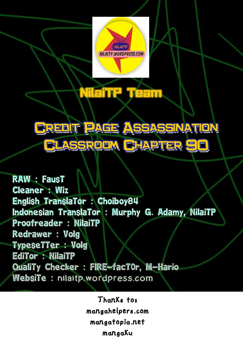 Assassination Classroom Chapter 90