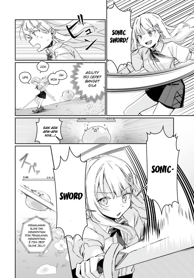 Astral Online – Maou no Noroi de Saikyou Bishoujo ni natta Ore, Saijaku Shoku da ga Cheat Skill de Chou Seichou shite Musou suru chapter 2