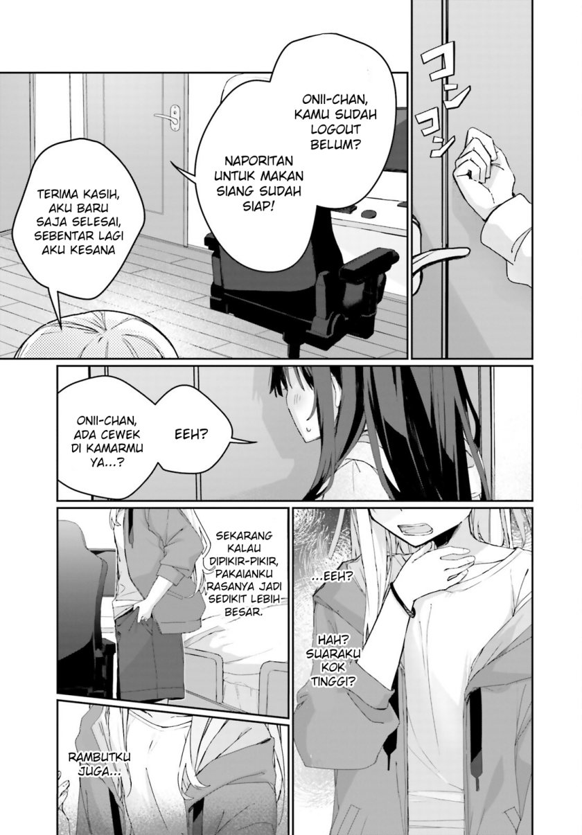 Astral Online – Maou no Noroi de Saikyou Bishoujo ni natta Ore, Saijaku Shoku da ga Cheat Skill de Chou Seichou shite Musou suru Chapter 04.1 Bahasa Indonesia