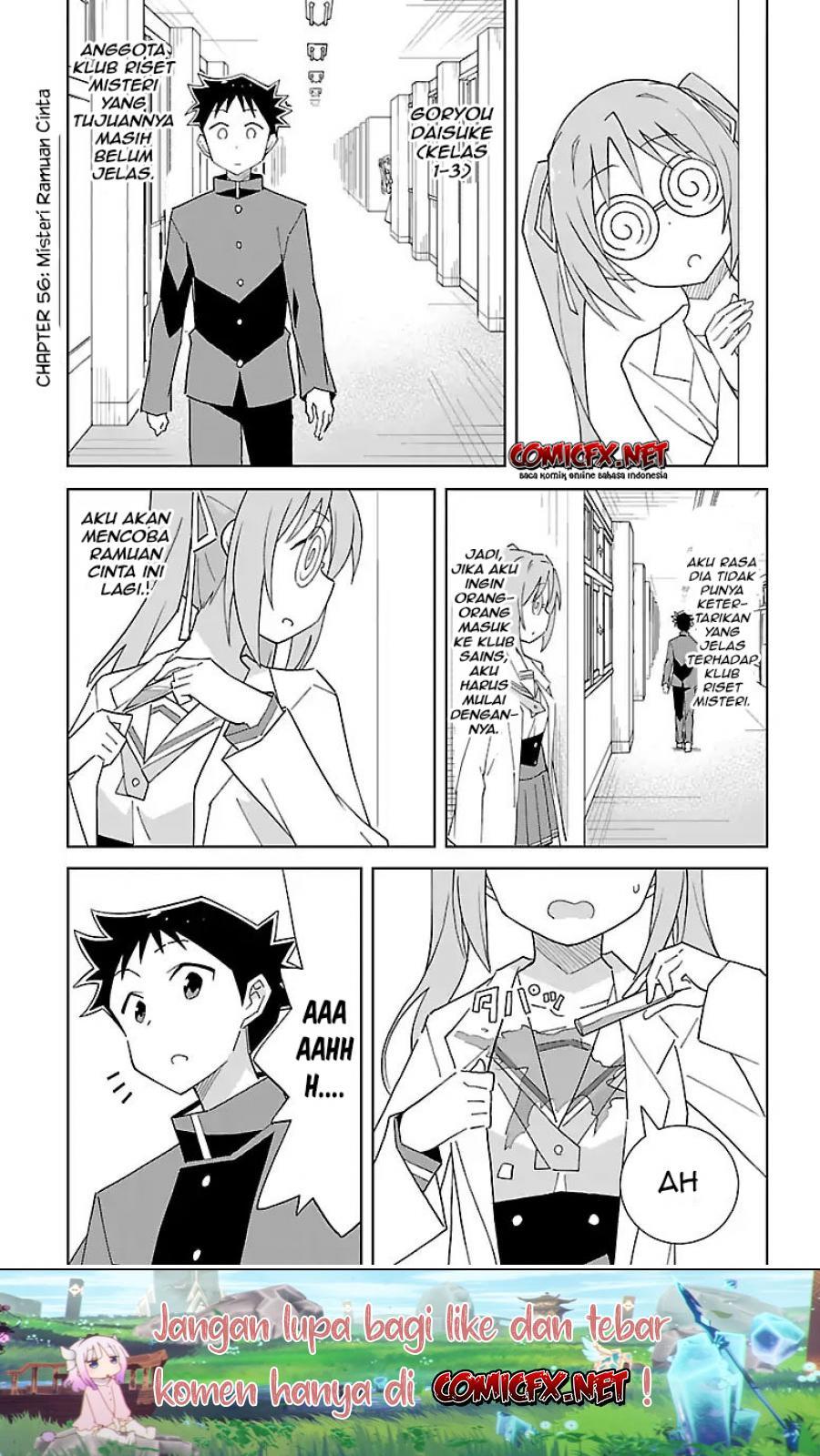Atsumare! Fushigi Kenkyuubu Chapter 56 Bahasa Indonesia