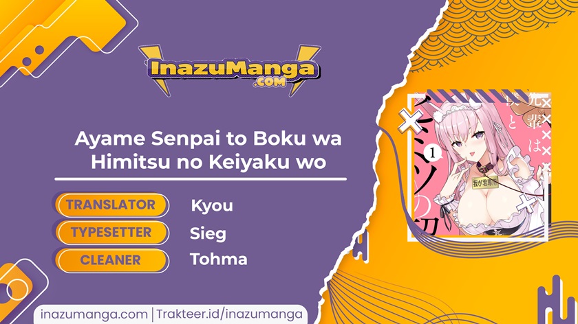 Ayame-senpai wa Boku to Himitsuno Keiyaku wo chapter 2