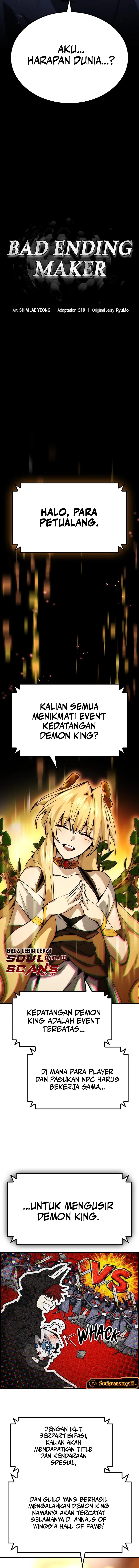 Bad Ending Maker Chapter 76 Bahasa Indonesia