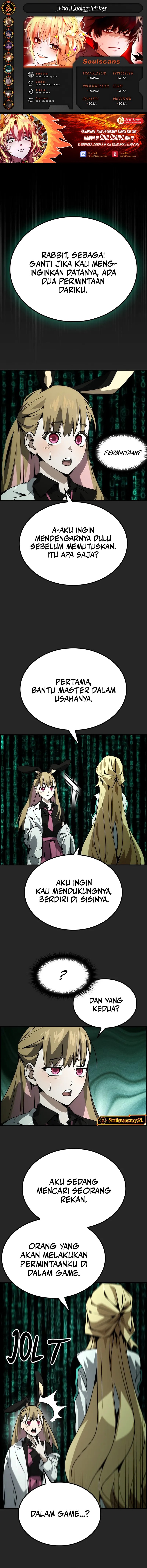 Bad Ending Maker Chapter 77 Bahasa Indonesia