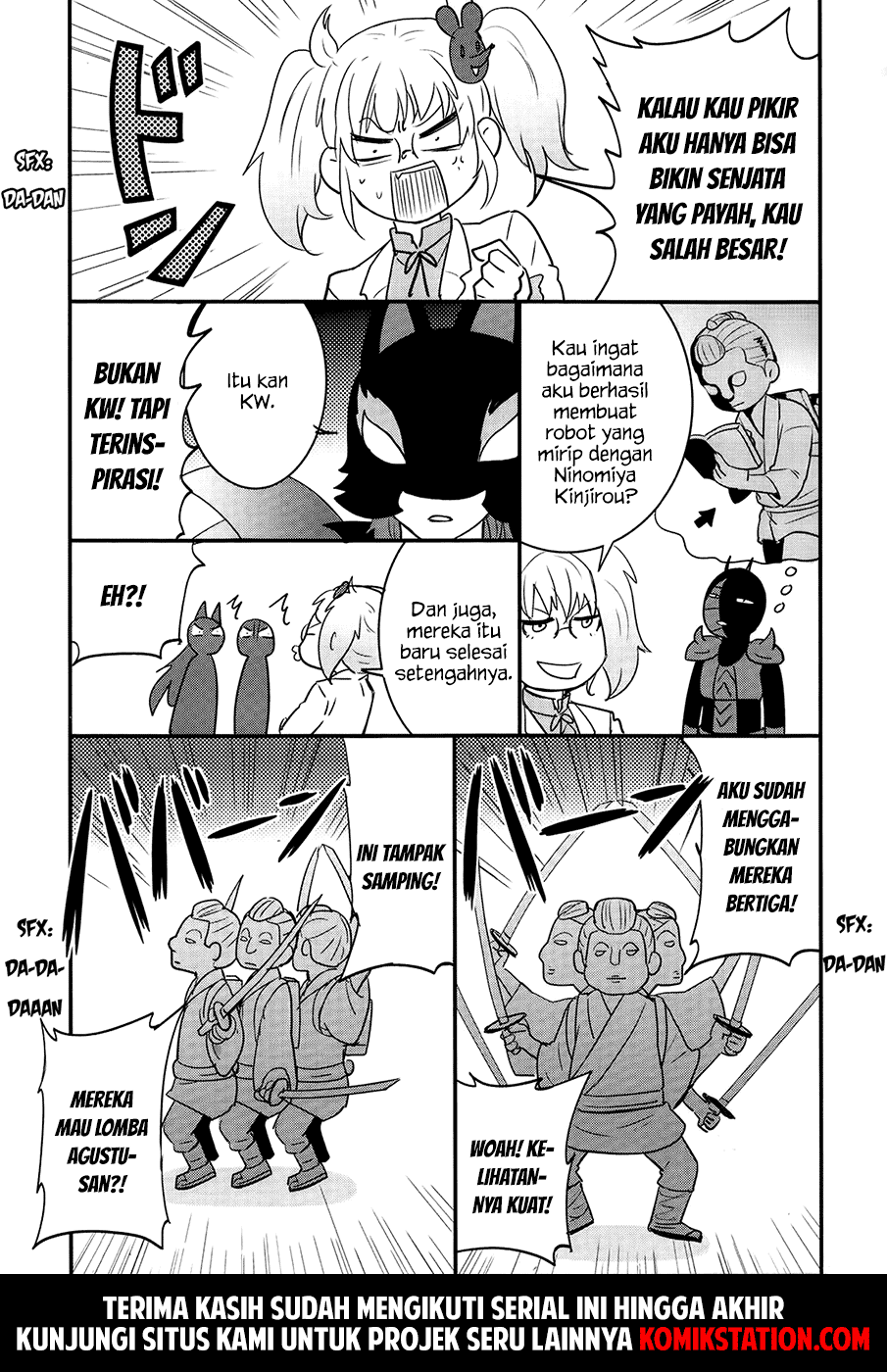 Baito Saki wa “Aku no Soshiki”?! Chapter 27 (Tamat) Bahasa Indonesia