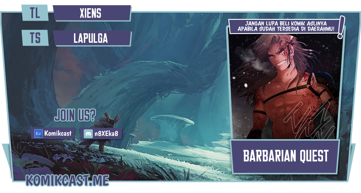 Barbarian Quest Chapter 41 Bahasa Indonesia