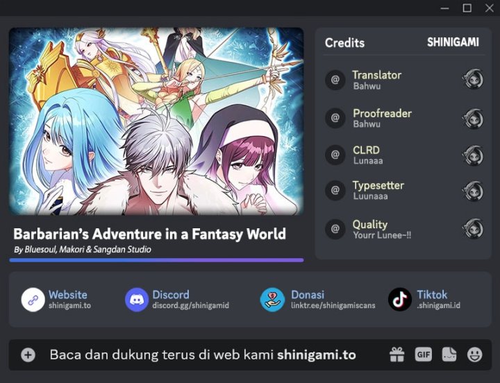 Barbarian’s Adventure In A Fantasy World chapter 10
