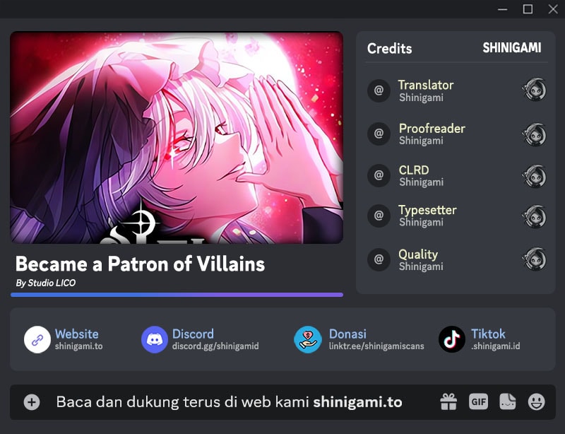 Became The Patron Of Villains chapter 1