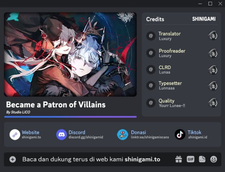 Became The Patron Of Villains chapter 2